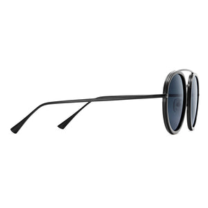 Flyboy Black + Blue Lens Non-Polarized