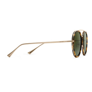 Flyboy Tortoise + Green Lens Polarized