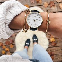 Load image into Gallery viewer, Double Barbed Cuff Gold
