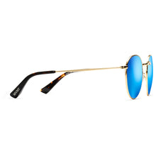 Load image into Gallery viewer, Icon Mirror Gold + Blue Lens Polarized
