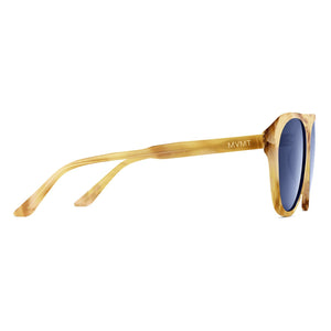 King Blonde Tortoise + Blue Lens Non-Polarized