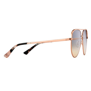 Maverick Rose Gold + Blue Lens Non-Polarized