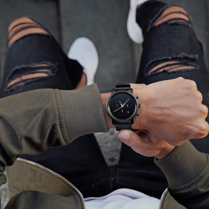 Chrono Black Leather