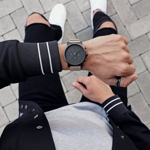Chrono Gunmetal Sandstone