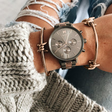Load image into Gallery viewer, Double Barbed Cuff Rose Gold
