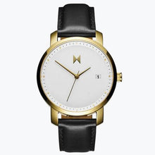 Load image into Gallery viewer, Gold/Black Leather
