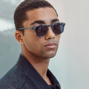 Hyde Grey Tortoise + Blue Lens Polarized