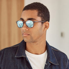 Load image into Gallery viewer, Hyde Mirror Tortoise + Blue Lens Polarized
