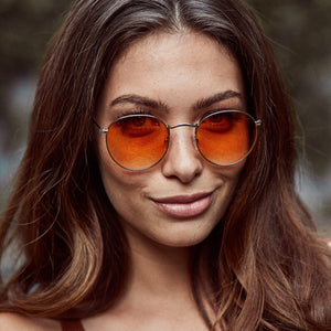 Icon Gold + Orange Lens Non-Polarized