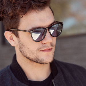 Ingram Black + Silver Lens Polarized