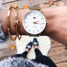Load image into Gallery viewer, Ellipse Bangle Thin Rose Gold
