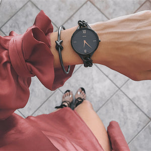 Knot Cuff Matte Black