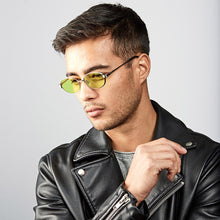 Load image into Gallery viewer, Loveless Gunmetal + Green Lens Non-Polarized
