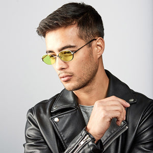 Loveless Gunmetal + Green Lens Non-Polarized