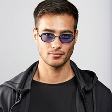 Load image into Gallery viewer, Loveless Black + Purple Lens Non-Polarized
