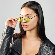 Load image into Gallery viewer, Loveless Gunmetal + Green Lens Non-Polarized
