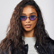 Load image into Gallery viewer, Loveless Black + Purple Lens Non-Polarized
