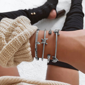 Crown Cuff Silver